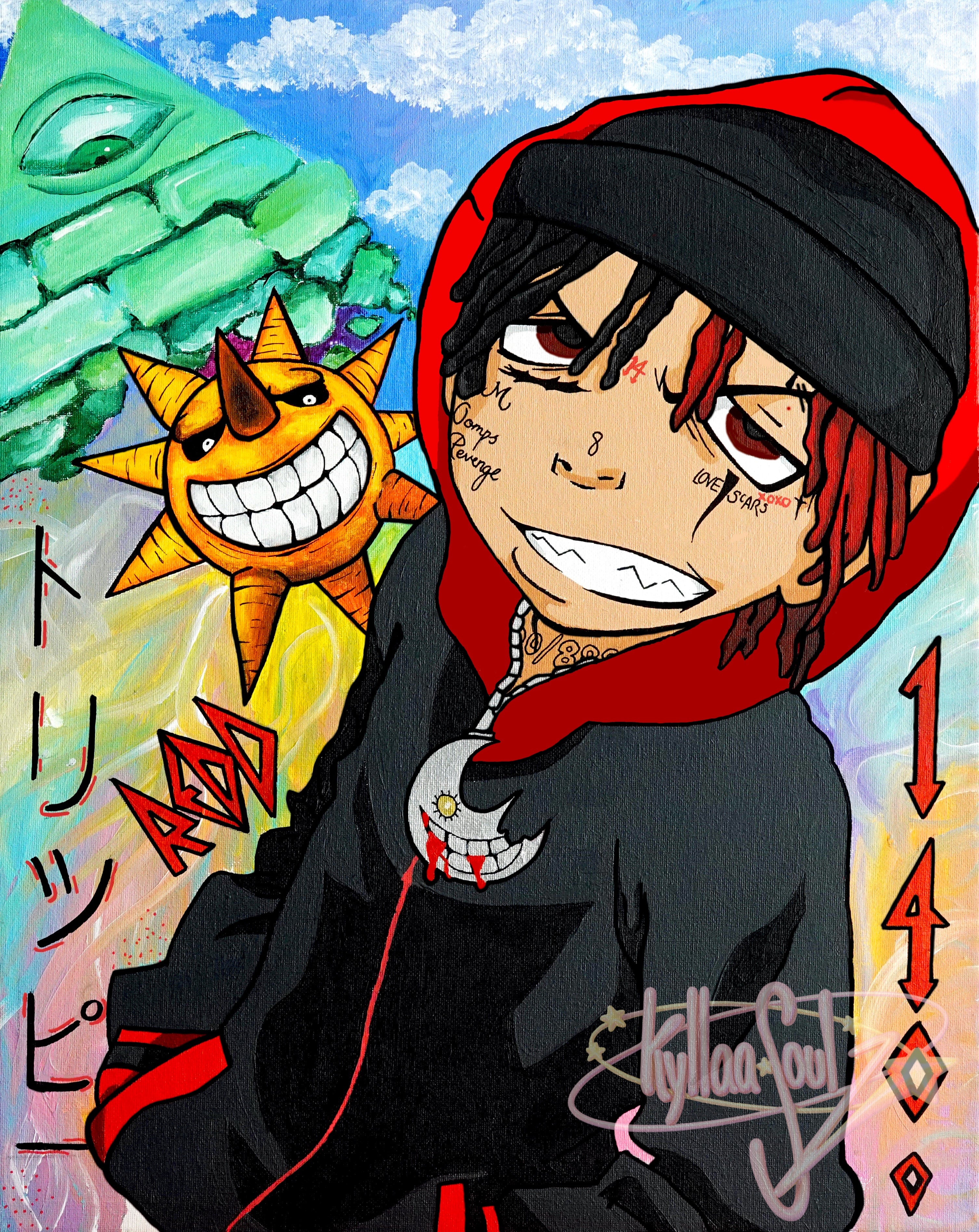 Trippie Redd x Soul Eater Print