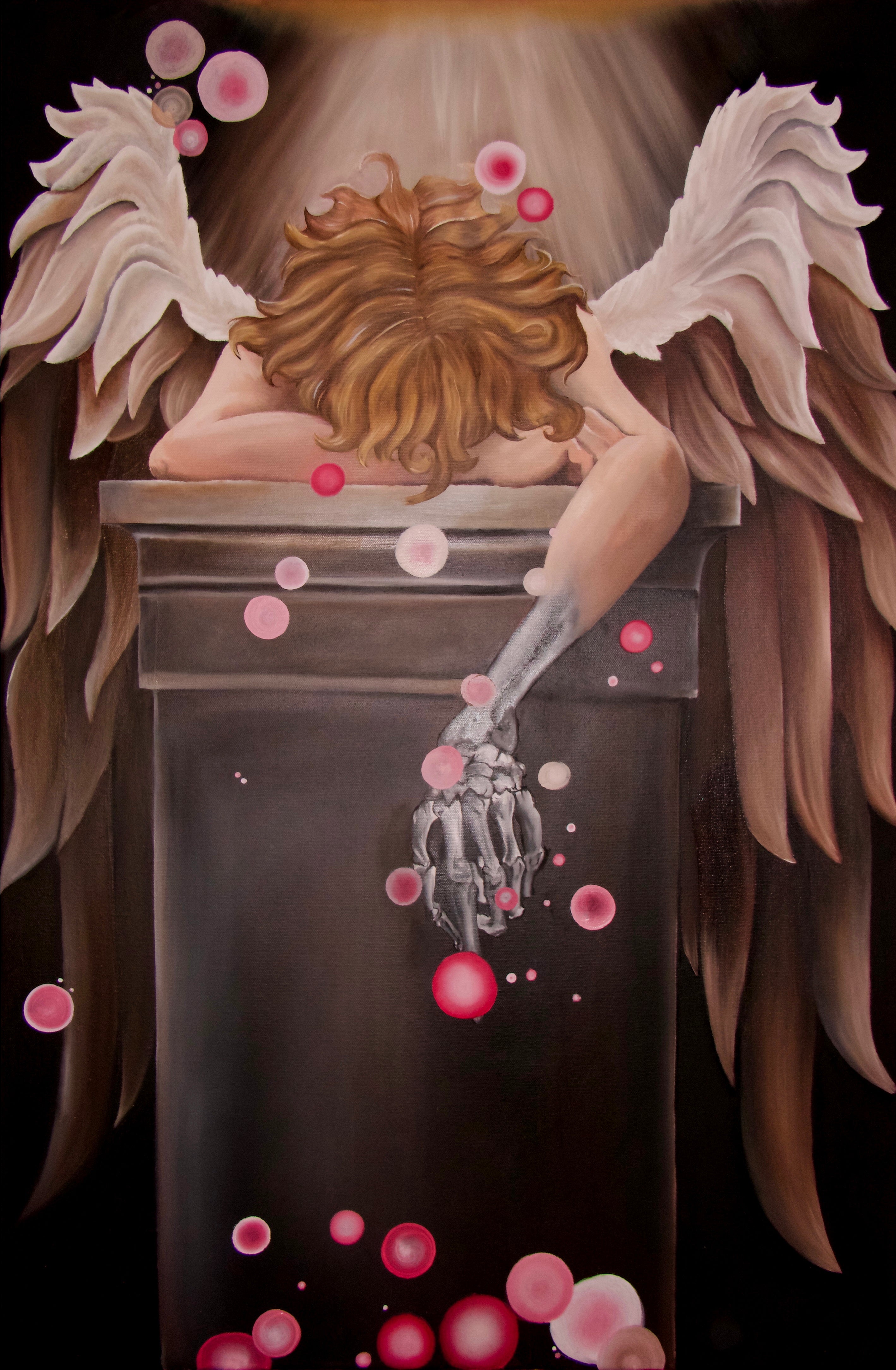 "Fallen Angelz" Original Canvas