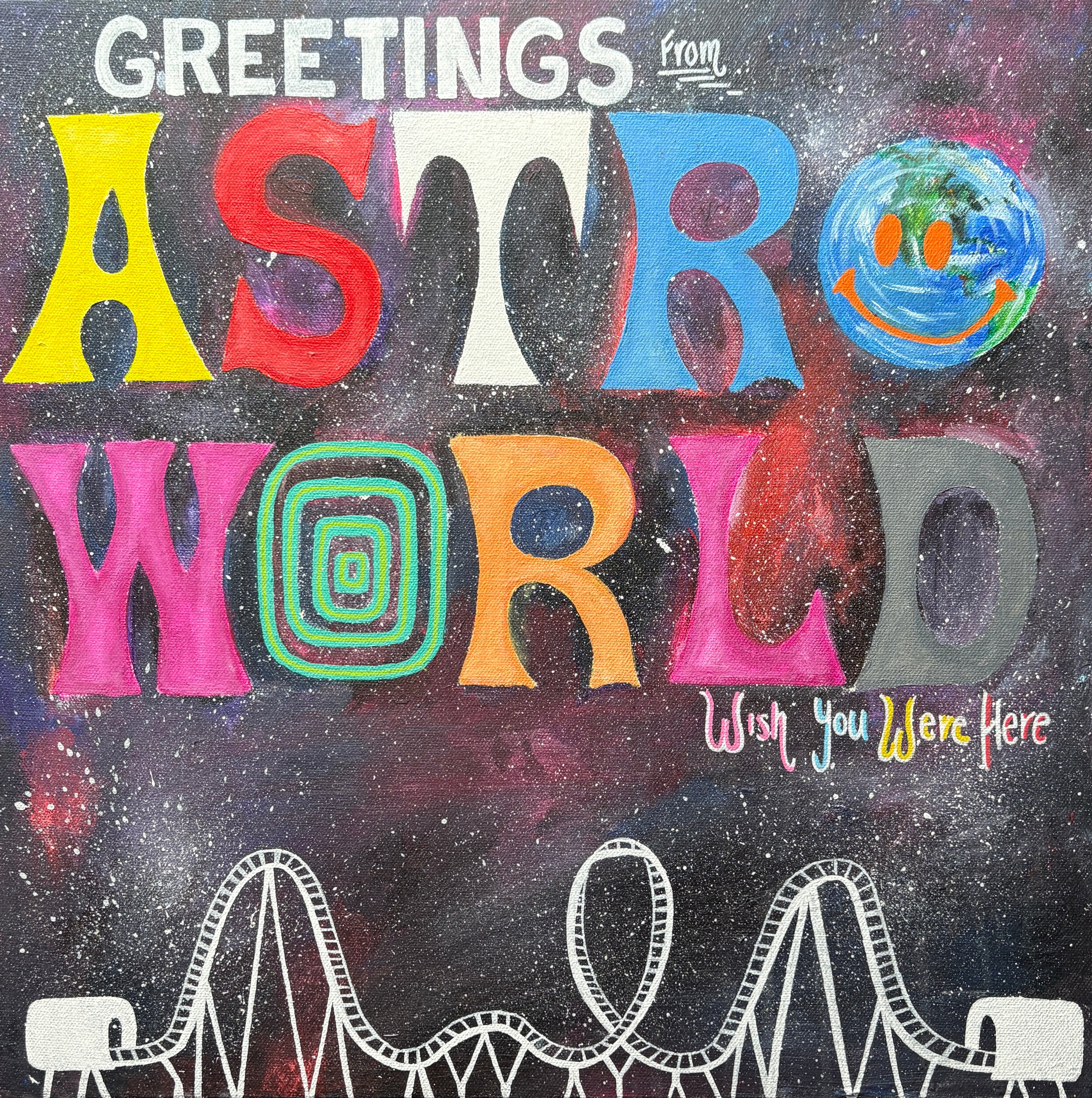 "Astro World" Canvas